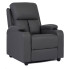 Szary fotel relaksacyjny Azox 3X
