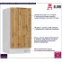 Kuchenna szafka dolna 40cm dąb wotan Madlen 6X