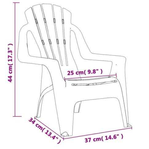 Wymiary krzesła dla dzieci Laromi