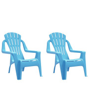 Niebieski komplet dwóch krzeseł dziecięcych - Laromi w sklepie Edinos.pl
