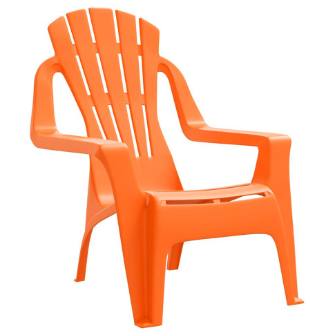 Krzesło z pomarańczowego kompletu Laromi