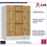 Kuchenna szafka z szufladami 60cm dąb wotan Madlen 13X