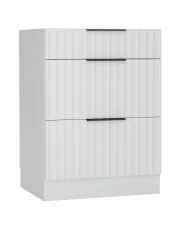 Szafka kuchenna z szufladami 60 cm jasny szary - Madlen 13X w sklepie Edinos.pl