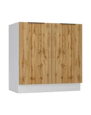 Dolna szafka kuchenna 80 cm dąb wotan - Madlen 15X w sklepie Edinos.pl
