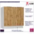 Kuchenna szafka na zlew 80cm dąb wotan Madlen 16X