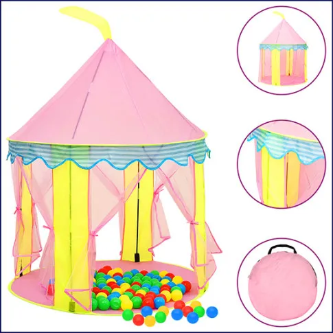 Składany namiot ogrodowy do zabawy Dirmer