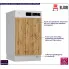 Front zmywarki 45cm panel otwarty dąb wotan Madlen 20X