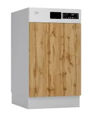 Front zmywarki z panelem odkrytym 45 cm dąb wotan - Madlen 20X w sklepie Edinos.pl