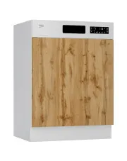Front zmywarki z panelem odkrytym 60 cm dąb wotan - Madlen 22X w sklepie Edinos.pl