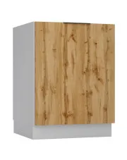 Front zmywarki z panelem zakrytym 60 cm dąb wotan - Madlen 23X w sklepie Edinos.pl