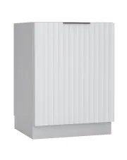 Front zmywarki z panelem zakrytym 60 cm jasny szary - Madlen 23X w sklepie Edinos.pl
