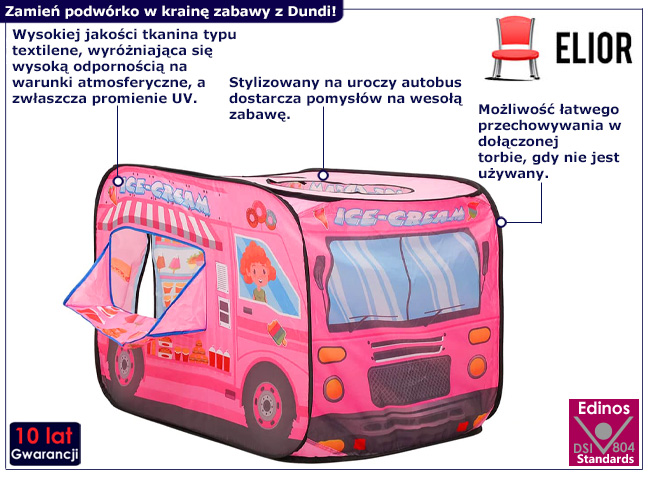 Namiot dziecięcy do zabawy Aurelo