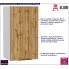 Kuchenna szafka górna 40cm dąb wotan Madlen 25X