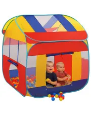 Kolorowy namiot dziecięcy z 300 piłeczkami w zestawie - Quadro w sklepie Edinos.pl
