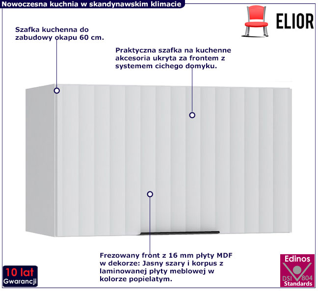 Kuchenna szafka okapowa 60 cm Livin 28X