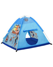 Niebieski namiot dziecięcy z pirackim wzorem - Bloris