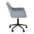 Szary fotel biurowy pikowany Xami 3X