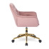 Różowy fotel biurowy Xami 4X