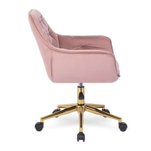 Różowy fotel biurowy Xami 4X