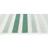 prostokątny sznurkowy dywan w zielone paski na taras Losera 4X