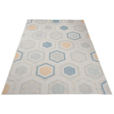 prostokątny dywan geometryczny sznurkowy na taras Losera 8X