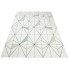 nowoczesny jasnozielony dywan sznurkowy geometryczny Losera 3X