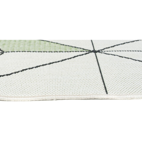 prostokątny sznurkowy dywan nowoczesny jasnozielony Losera 3X