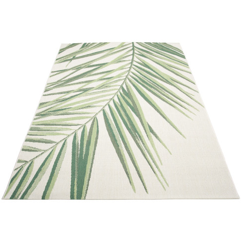 prostokątny dywan z zielonym liściem palmy Losera 6X