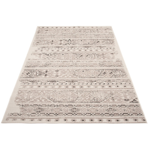 beżowy dywan sznurkowy w aztecki wzór Losera 7X