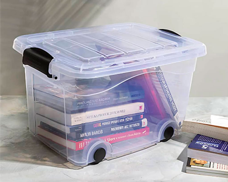 Przykładowe wykorzystanie pudełka 40l na kółkach z zestawu Enro 9X