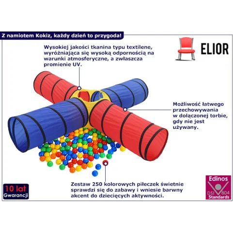 Składany namiot dla dzieci Kokiz