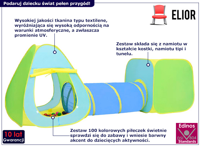 Namiot dziecięcy do zabawy Tabou