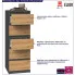 infografika komody z 5 szufladami artisan antracyt Luvia