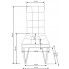 Szczegółowe zdjęcie nr 4 produktu Krzesło industrialne Senter - brązowe