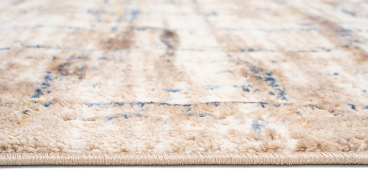 Miękki beżowy chodnik dywanowy na metry Kadex 5X