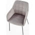Szczegółowe zdjęcie nr 5 produktu Tapicerowane krzesło industrialne Zeppen - popielate