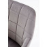 Szczegółowe zdjęcie nr 7 produktu Tapicerowane krzesło industrialne Zeppen - popielate