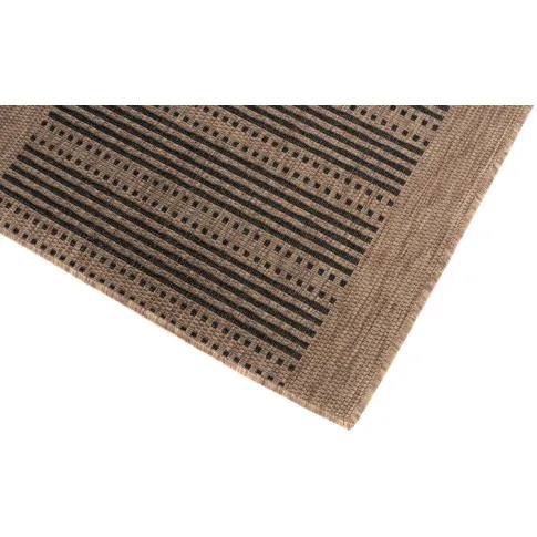 Chodnik ze sznurka w linie kawa Unos 7X