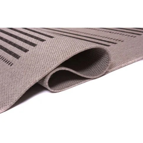 Chodnik sznurkowy w linie szaro czarny Unos 7X