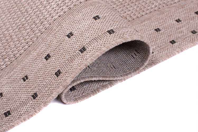 Szary nowoczesny chodnik sznurkowy Fleksi 6X