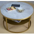 Wizualizacja stolika kawowego Robini 3X złoty beton