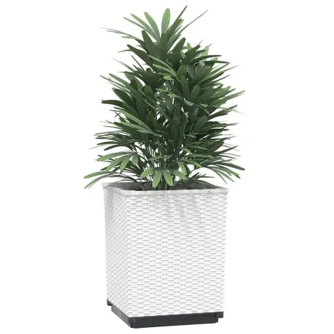 Zestaw białych donic ogrodowych Ubex