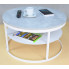 Wizualizacja stolika kawowego Robini 5X biały beton