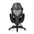 Czarny ergonomiczny fotel obrotowy Vixo