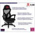 Czarny ergonomiczny fotel pracowniczy Vixo