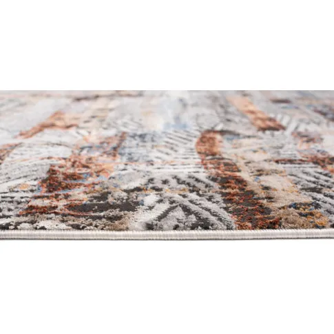 Brązowy dywan w nowoczesną kratę Hamo 7X