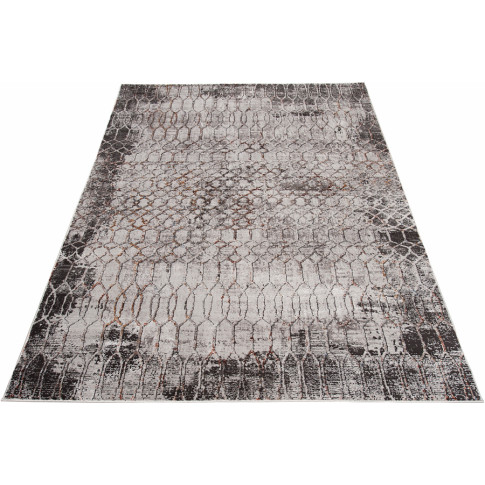 Prostokątny dywan w nowoczesną siatkę Hamo 5X