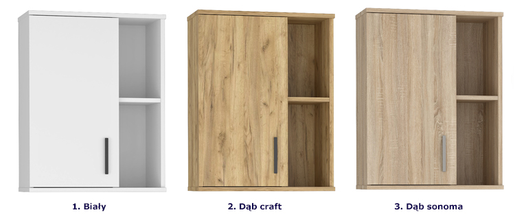 Dostępna kolorystyka szafki Lamans 4X