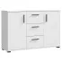 Komoda dwudrzwiowa z szufladami 120cm biała Mirado 7X