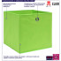 infografika zestaw 4szt pudełek z tkaniny zielone Fiwa 4X